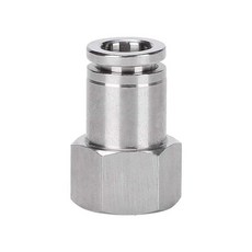 가스 기능 공압 조절밸브 실린더 미세 제어 유압 정유량, 1개, PLF4-02 내부 나사 엘보우