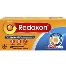 Redoxon 維他命CD&鋅發泡錠, 1盒, 30顆