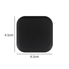 1/3/5PCS 도어 스톱 실리콘 핸들 쿠션 벽 보호 자체 접착 자동 충격 방지 홈 인테리어 Accessorie, 03 Square-(Black), 02 5PCS