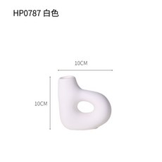 北歐白色陶瓷燭台, HP0787 白色2091