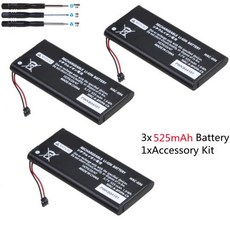 HAC-006 HAC006 스위치용 525mAh 배터리 HAC 006 HAC-015 HAC-016 HAC-A-JCL-C0 HAC-A-JCR-C0 스위치 NS Joy-Con, 3xBattery