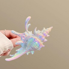 오로리 소라 머리핀 집게핀 휴양지 해변 헤어액세서리