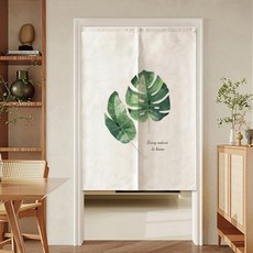 노르딕마을 가림개커튼 패브릭 가림막 커튼 주방 중문 공간분리 봉포함