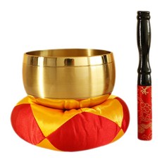 네팔 풀문 싱잉볼 명상 명상도구 종 티베트 테라피 세트 . 섬세한 구리 영적 그릇 수, 1개