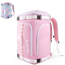 헬멧 수납공간이 있는 AUROTIER 60L 스키 부츠 백팩 장갑 고글 장비용 방수 백팩