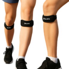 Dr.1973 무릎보호대 러닝 테니스 등산 배드민턴 슬개골 보호대, 2개