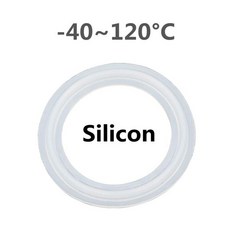 트라이 클램프 페룰 가스켓 5 10Pcs ISO 자작 실리콘 PTFE FKM EPDM 용 고품질 압력 위생 식품 등급 씰 와, 14 89mm-106mm, 01 10 Pcs, 01 Silicon