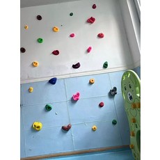 클라이밍 홀드 핑거바 등반 암벽타기 실내 악력 파츠 핑거 이중구멍 가정용 나사 그립, 나사 없는 16개 랜덤