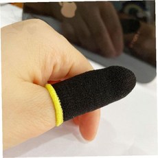 모바일게임 손가락보호캡 통기성 원단 엄지 터치감응 미끄럼방지 처리 게이밍, 1개, 상세페이지 참조