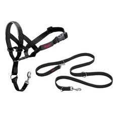 Halti 헤드칼라 및 트레이닝 리드 콤비네이션 팩 산책할 때 강아지가 당기는 것을 멈추고 사이즈 3 헤드 칼라와 더블 엔드 리드 포함, 1개