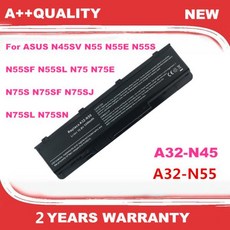 A32-N55 노트북 배터리 ASUS N45SV N55 시리즈, 1개