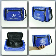 G.Winner 獅王時尚可拆式隔層置物包，多功能運動收納包，可拆卸間隔設計，時尚運動配件, 寶藍, 1個