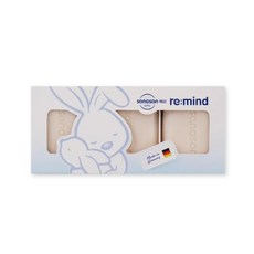 德國珊諾sanosan baby re:mind極潤潔膚皂 - 溫和清潔寶寶肌膚，維持水潤，德國原裝進口, 100g, 3個裝
