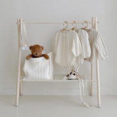 KAYUNIA 原木幼兒兒童嬰兒衣架 寶寶嬰兒衣架