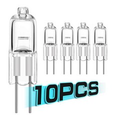 10pcs 할로겐 전구 G4 12V 5W 10W 20W 글로브 JC 바이 핀 LED 흰색 교체 캡슐 램프 빛, 05 10Pcs 50W