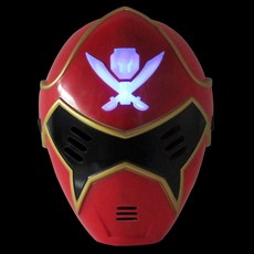 金剛戰士面具 角色扮演發光面具, 1個