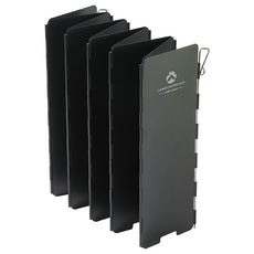 캠핑문 10단 버너 바람막이 윈드스크린, 1개, 블랙 BKYD-10 (L)