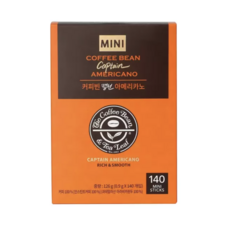 커피빈 캡틴 아메리카노 미니, 900mg, 140개입, 1세트