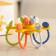 食品級安全材料 可啃咬, 1個, 曼哈頓手抓球拉拉樂