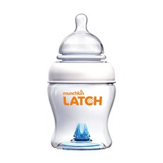 먼치킨 랫치 보틀 젖병 120ml, 0m+, Clear, 1개