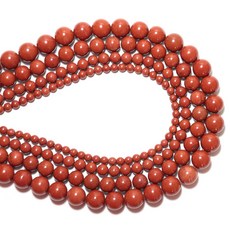 4/6/8/10mm 보석에 대 한 자연 붉은 산호 돌 구슬 페르시 DIY 완장 목걸이 귀걸이 가방 만들기, 8MM, 1개