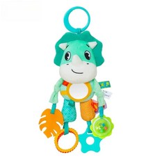 Monster World 安撫玩偶掛件 嬰兒推車掛飾, 1個, 恐龍風鈴掛件
