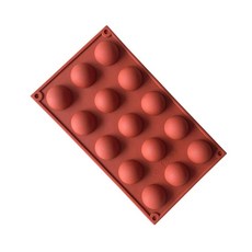 실리콘몰드 젤리 초콜렛 케이크몰드 반원 반구 15구 puu+550PQ