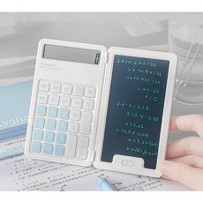 카카로 메모계산기 전자계산기 사무용, 1개, 화이트
