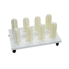 시트지 보관대 차량 색상 변경 필름 보관 랙 투명 랩핑 필름 홀더 기둥형 자 바퀴 8개 포함 정리대