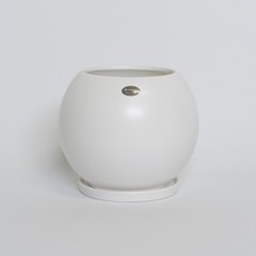 재미있는화분 달항아리 도자기 화분, 1개, 화이트