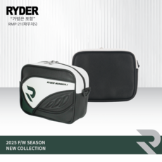 라이더 RYDER RMP-21 미니 파우치 배드민턴 탁구 피클볼 스포츠가방 RMP-21, 화이트블랙, 1개