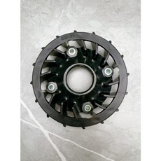 CODO 輕量化風扇 防爆裂 高進氣 勁戰 GTR BWS, 1個, 紅色