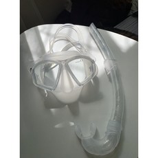 現貨 送編織帶 IST HUNTER 自潛面鏡 [光頭面鏡王], 透明面鏡+呼吸管+編織帶