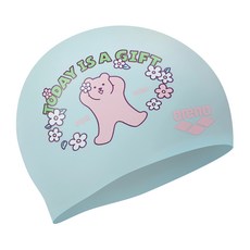 아레나 실리콘 수모 A5AC1AC85 젤리베어 나들이, 1개, BLU