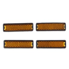 자전거 패달 공구 페달 반사판 안전 야간 사이클링 반사 액세서리 세트당 4 개, 1개