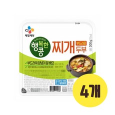 행복한콩 양념이잘배는찌개두부 300g, 4개
