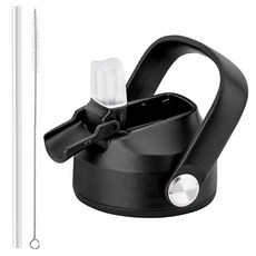 Prurex 실리콘 노즐이 있는 빨대 뚜껑 하이드로 플라스크/써모플라스크/아이언 플라스크/타케야/심플 모던 등 354.9~1.9L(12~64온스) 5.9cm(2.28인치) 넓