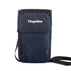 Tingofine 輕薄 RFID 防盜 頸掛包 隨身護照包