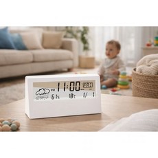 가정용온습도계 날짜 요일 디지털 탁상시계