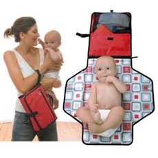 스킵홉 프론토 캔버스 기저귀갈이 미니백, 레드, 1개