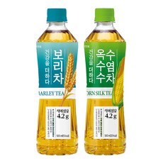 더하다 옥수수수염차+보리차 각6개씩 500ml