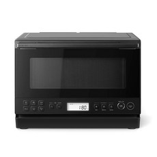 한정 TOSHIBA 도시바 스팀 오븐 레인지 석가마 오븐 23L 세로 열기 소형 혼자 생활/가족 쉬운 조작 액정 패널 ER-60ZBK 블랙 신생활, 상세페이지 참조