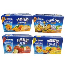 카프리썬 사과+오렌지+오렌지망고+사파리, 200ml, 40개