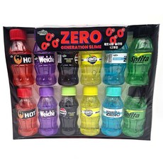 브라더유통 탱글 촉촉 물같은 제로시대 슬라임 1박스 12개, 랜덤