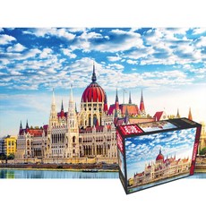 도나우강의 랜드마크 500피스퍼즐 국회의사당 90978pc 1(PC), 1개