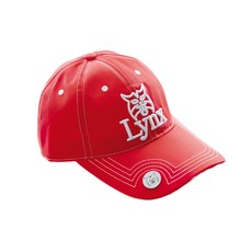 Lynx Golf 經典男款防潑水磁鐵球標高爾夫球帽，多款任選，舒適可調節, 紅色, 1個