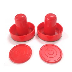 아이워너 에어하키게임 퍽 2개/푸셔 2개 부품 세트, 1개