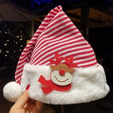 聖誕亮片麋鹿針織聖誕帽-聖誕老公針織帽 聖誕派對亮片聖誕帽, 1個, 圍巾麋鹿