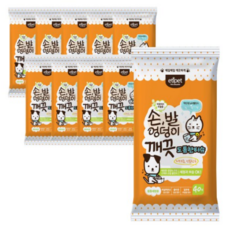 에티펫 도톰한 손발엉덩이 깨끗 물티슈 40매 x 10개입 20개입 30개입 40개입 50개입 100개입, 10세트