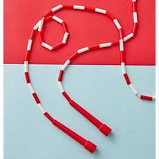 김수열줄넘기 색동줄넘기 고급형 K-300 유아 어린이 학생 학교 체육 준비물 다이어트, 빨강